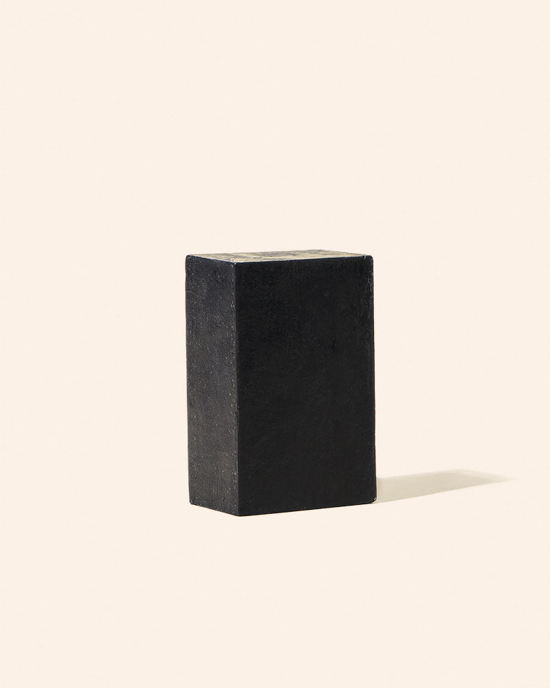 Black Coco Charcoal soap base detail