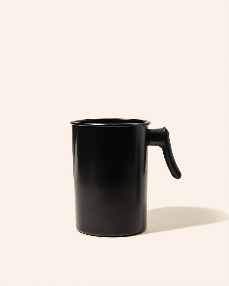 Black pouring pitcher product view