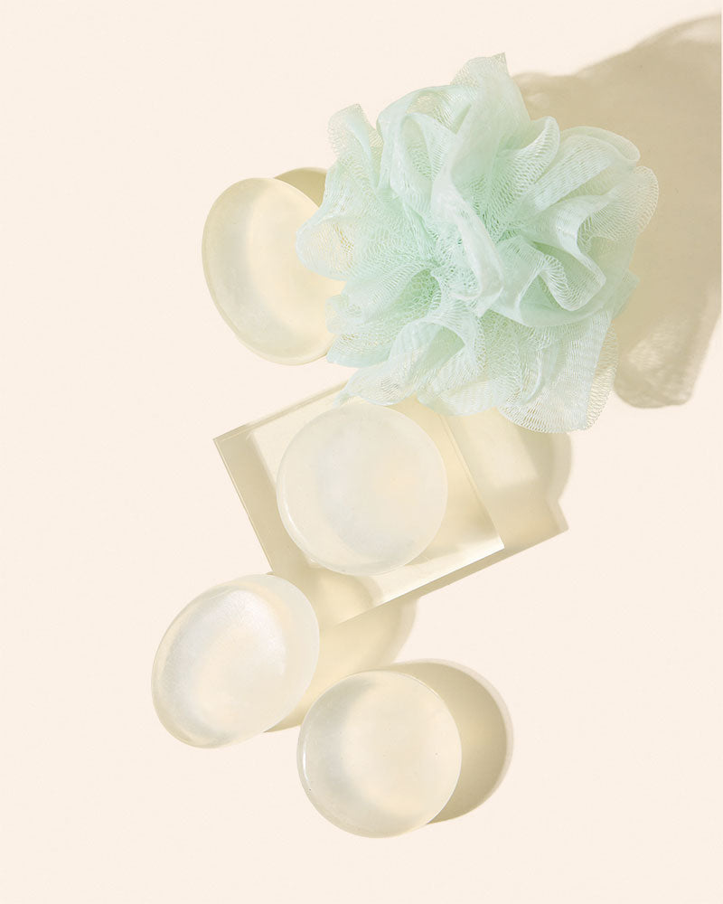 Clear glycerin melt and pour soap base detail
