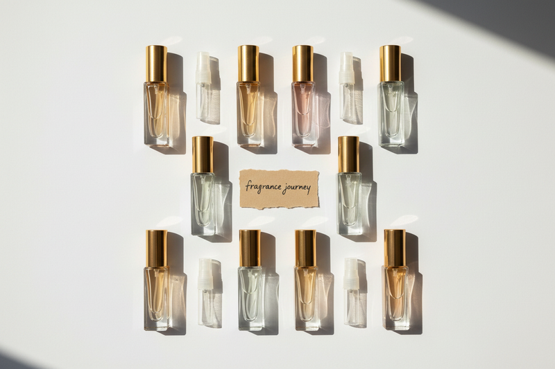 beginner guide to building a fragrance sample collection