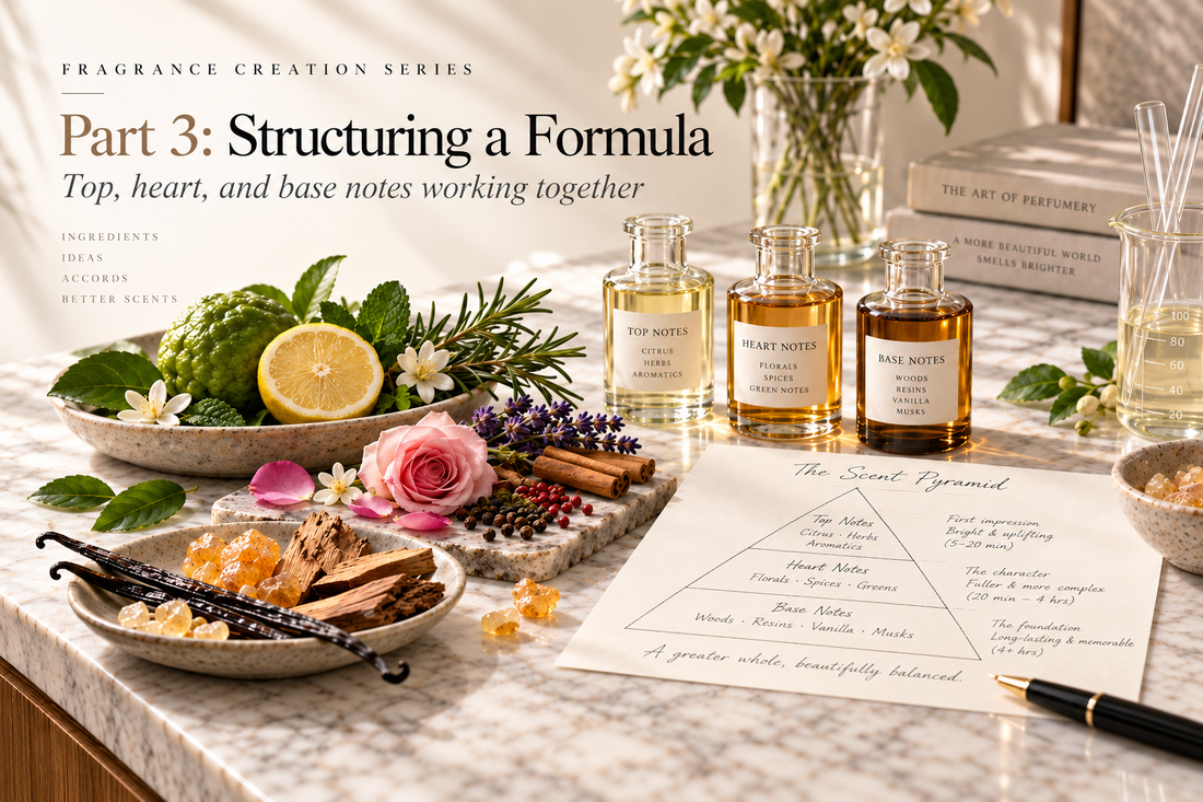 Fragrance Creation Series Part 3: Structuring a Formula