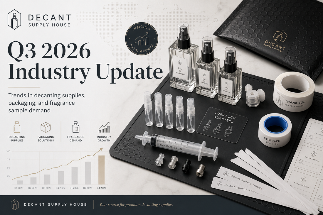 Q3 2026 Industry Update: Decanting Supplies, Packaging & Fragrance Sample Demand