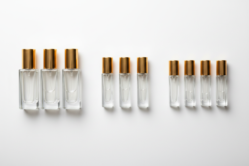 3 ML 5 ML and 10 ML perfume decant bottle sizes