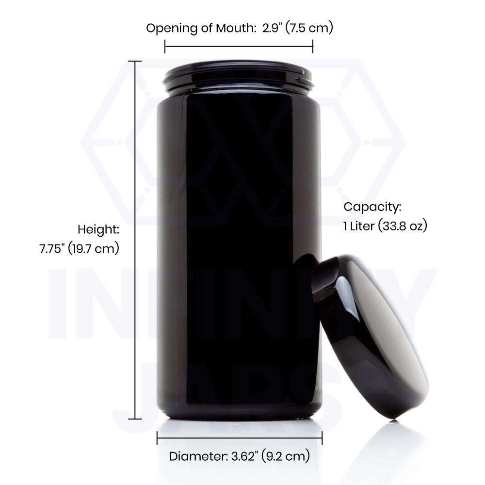 1 L Classic Screw Top Wide Mouth Jar