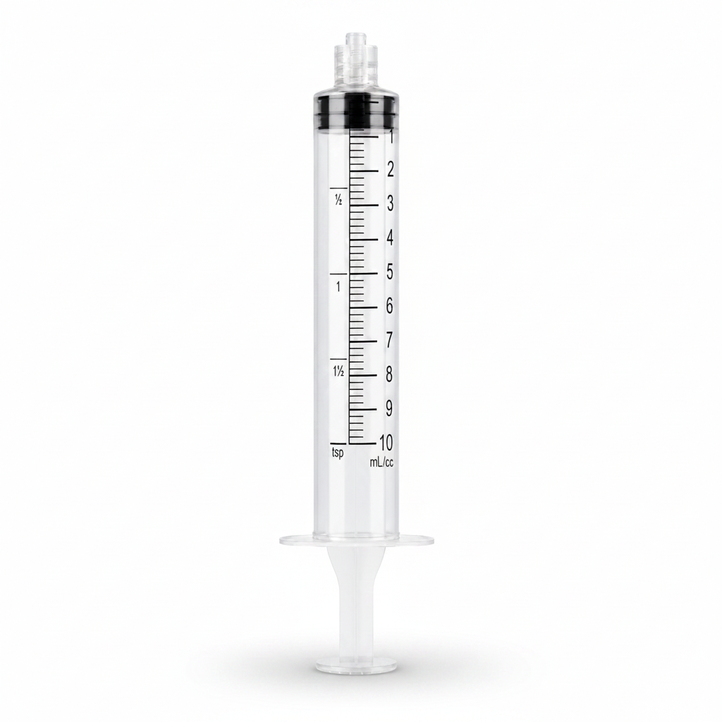 10 ML Luer lock syringe for perfume decanting