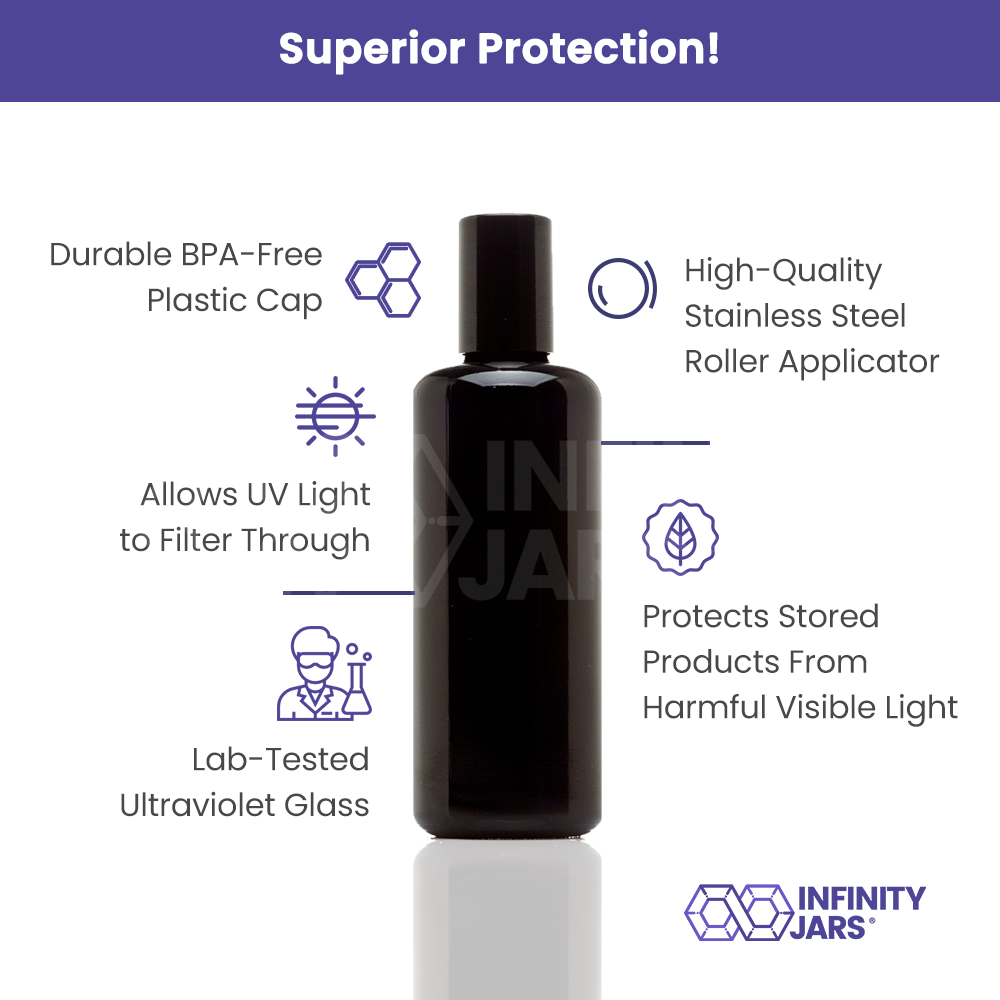 100 ML Stainless Steel Roller Applicator Bottle
