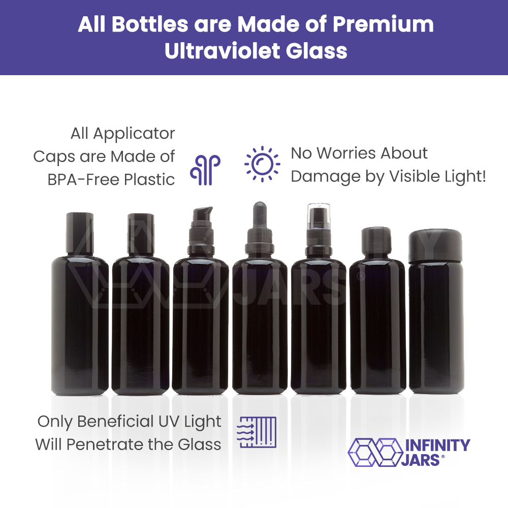 100 ML Seven Glass Bottle Cosmetic Collection