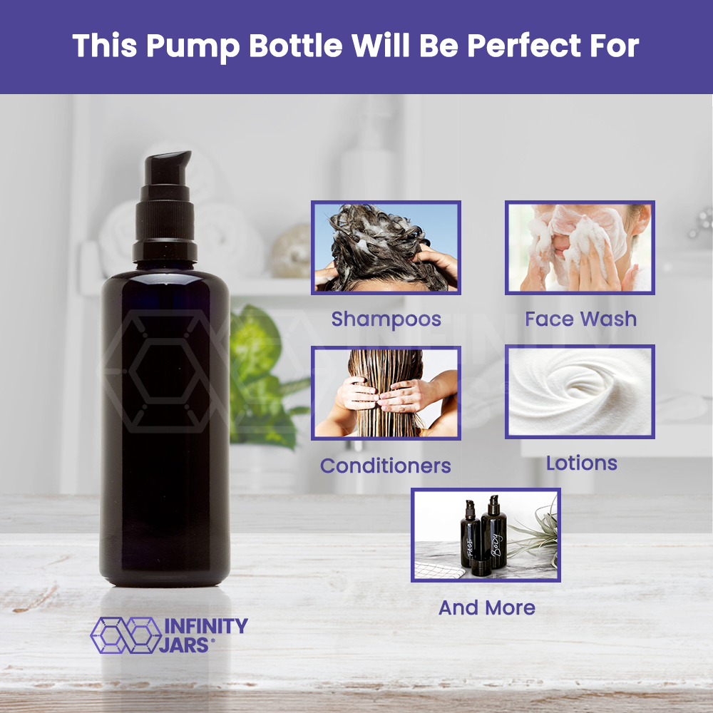 100 ML Glass Push Pump Bottle