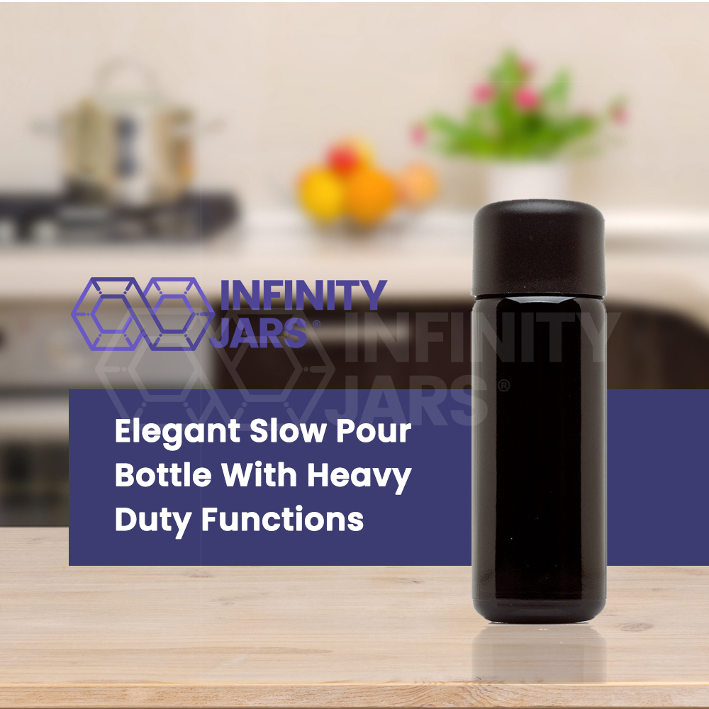 100 ML Glass Slow Pour Bottle