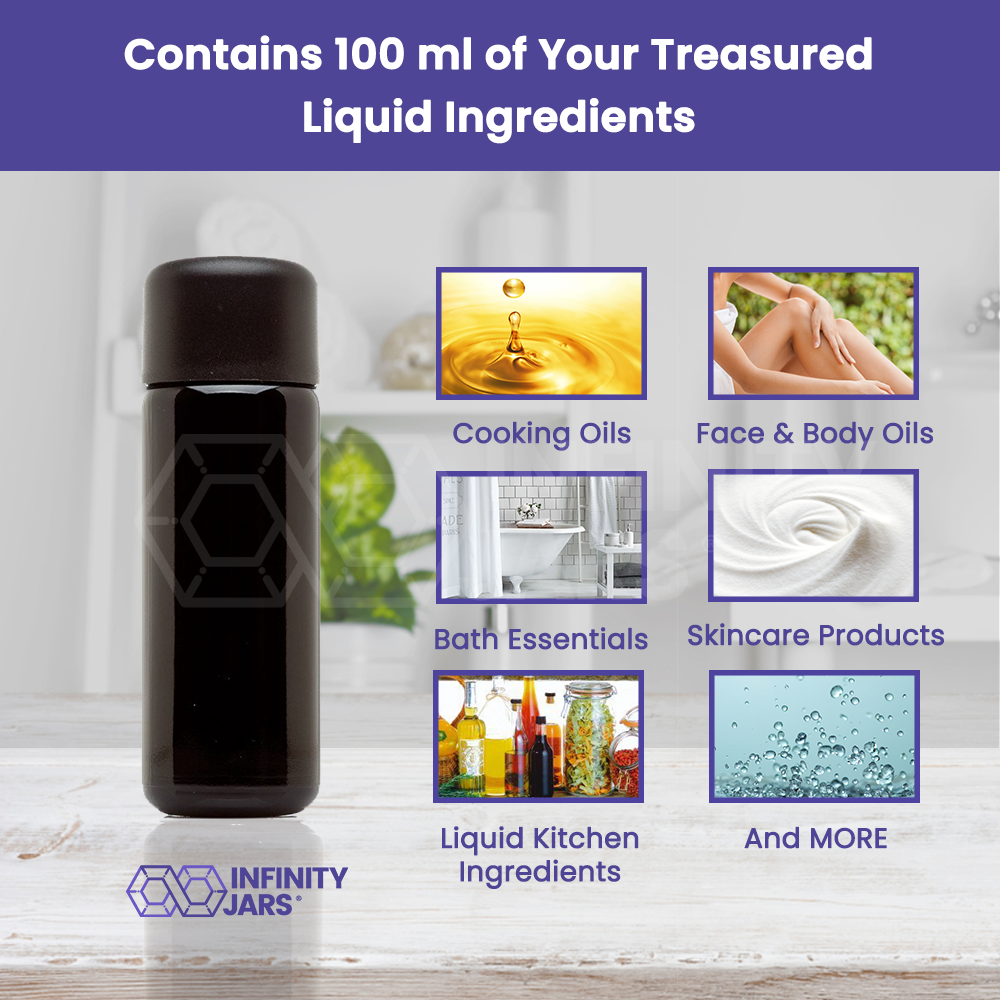 100 ML Glass Slow Pour Bottle
