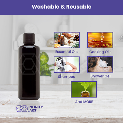 100 ML Easy Pour Screw Top Bottle