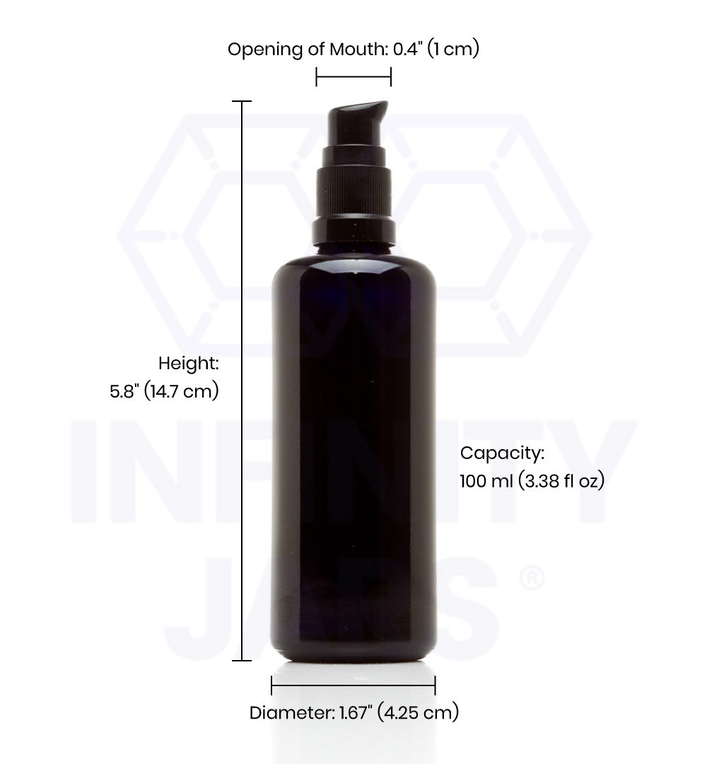 100 ML Glass Push Pump Bottle
