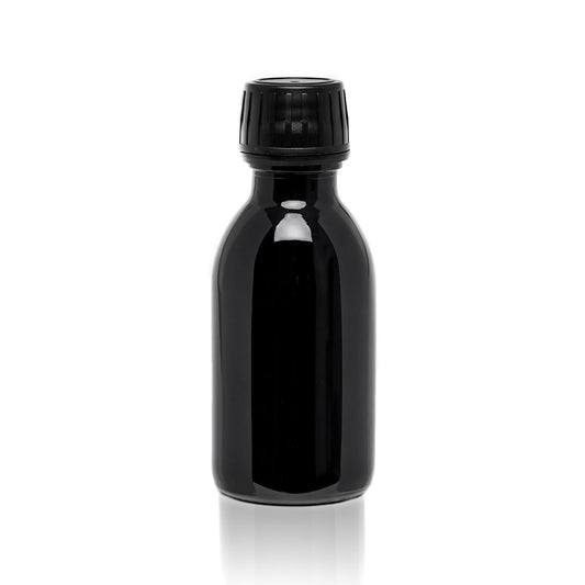 100 ML Round Glass Bottle