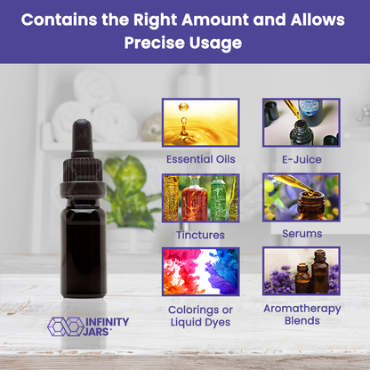 10 ML Glass Pipette Dropper Bottle