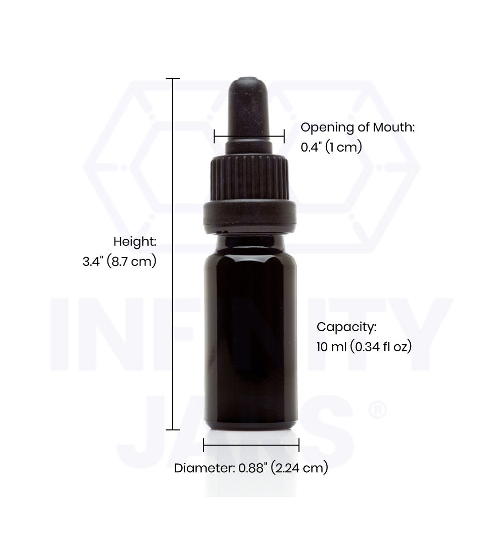 10 ML Glass Pipette Dropper Bottle