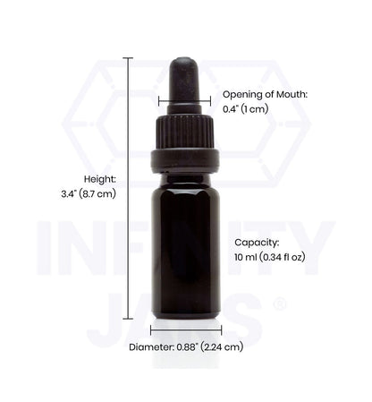 10 ML Glass Pipette Dropper Bottle