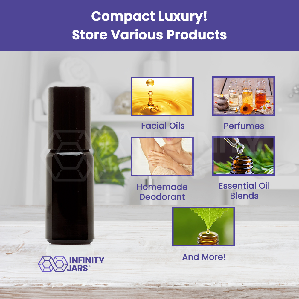 10 ML Stainless Steel Roller Applicator Bottle