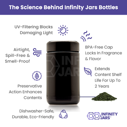 150 ML Tall Glass Screw Top Jar