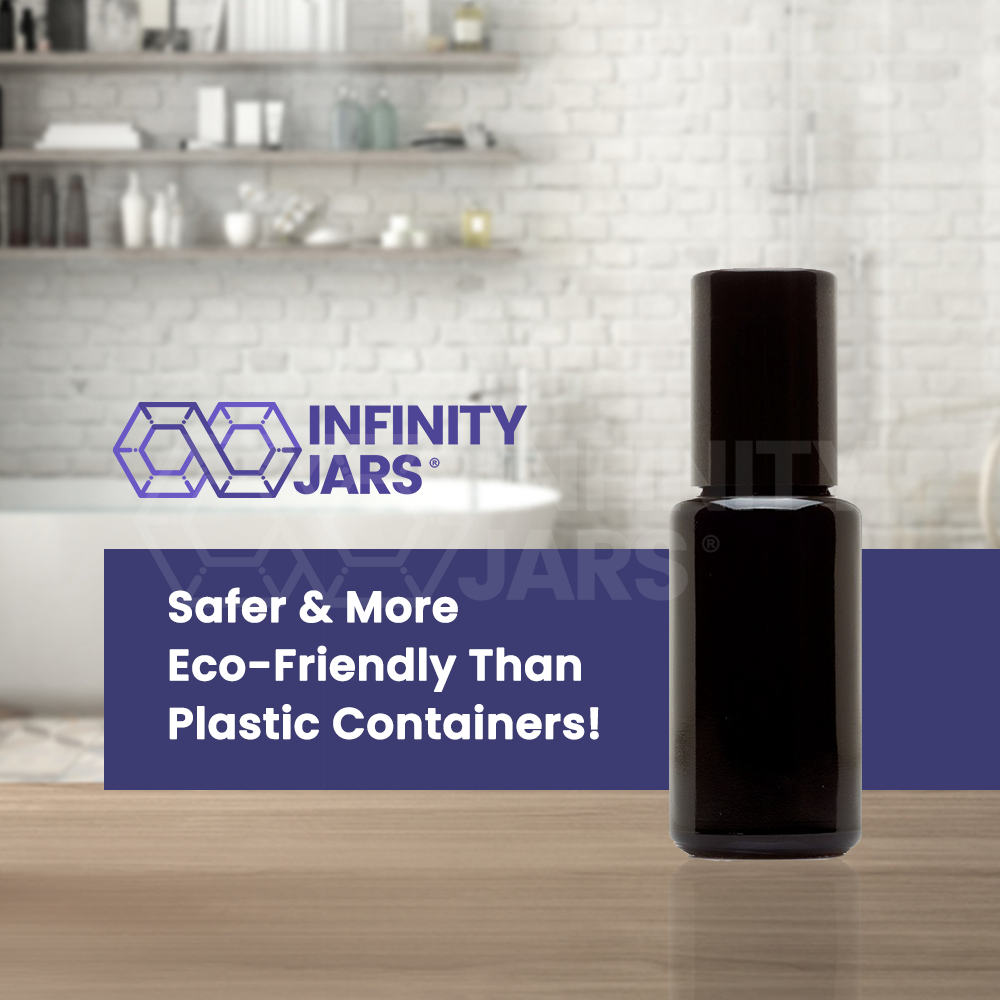 15 ML Glass Roller Applicator Bottle
