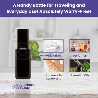 15 ML Glass Roller Applicator Bottle