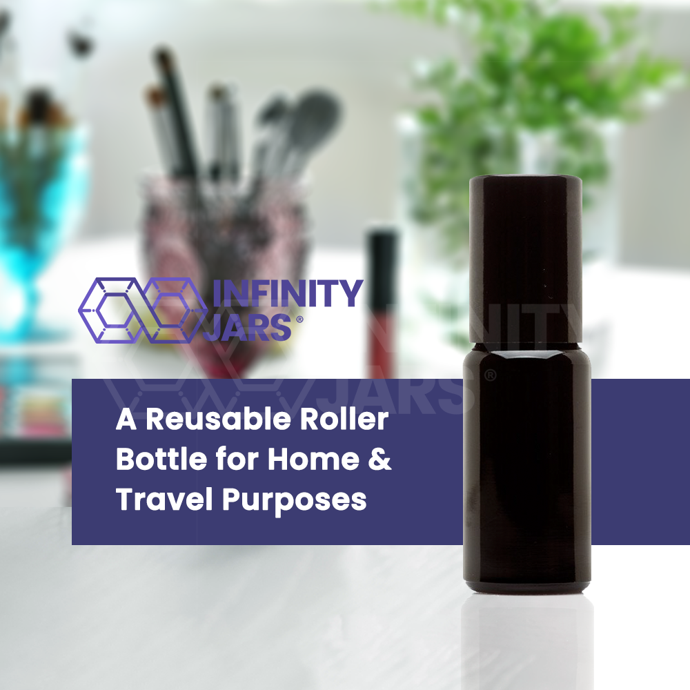 15 ML Stainless Steel Roller Applicator Bottle
