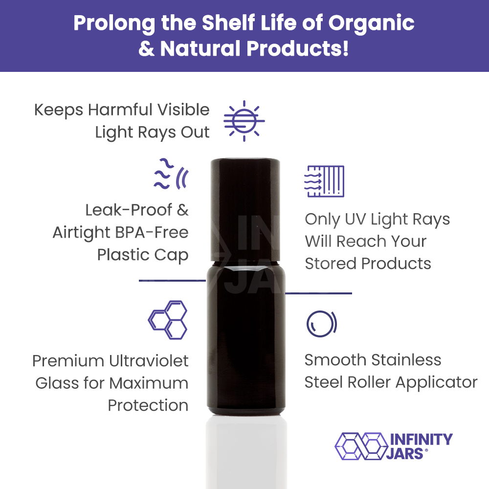 15 ML Stainless Steel Roller Applicator Bottle