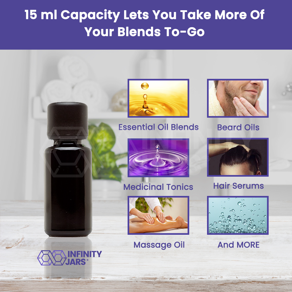 15 ML Easy Pour Screw Top Bottle