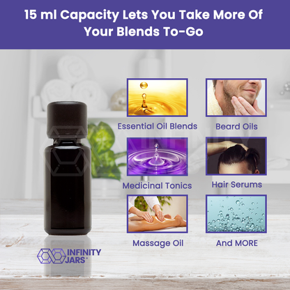 15 ML Easy Pour Screw Top Bottle