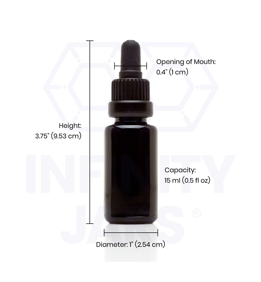 15 ML Glass Pipette Dropper Bottle