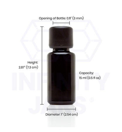 15 ML Easy Pour Screw Top Bottle
