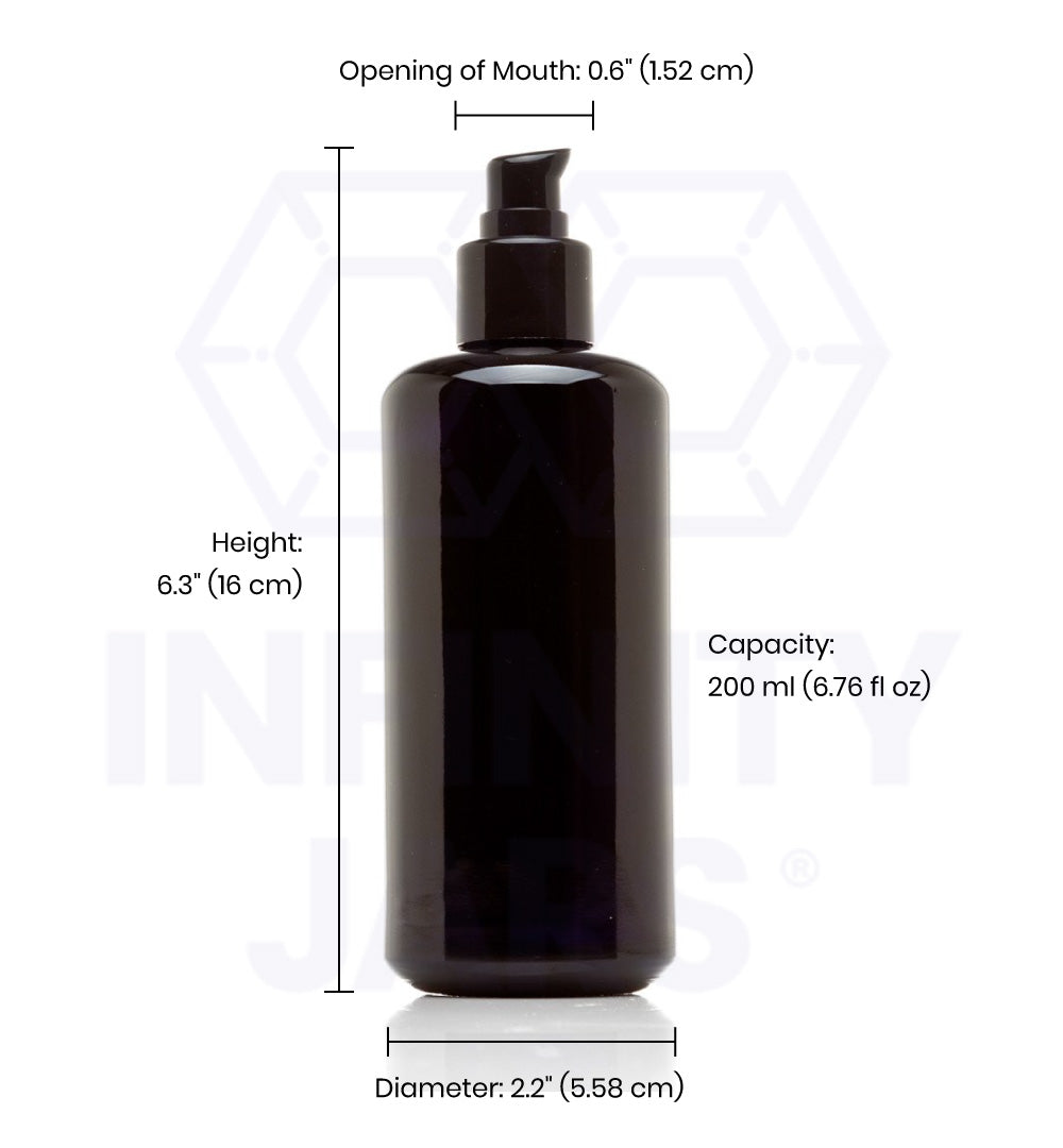 200 ML Glass Push Pump Bottle