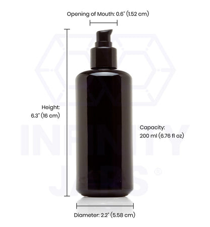 200 ML Glass Push Pump Bottle