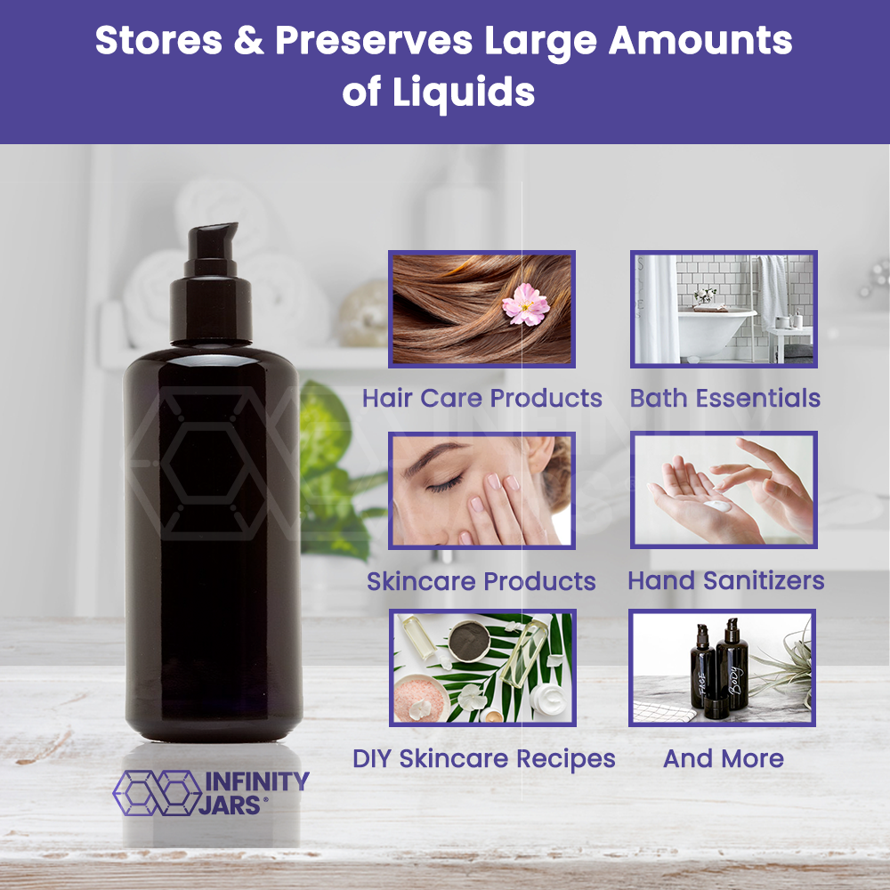 200 ML Glass Push Pump Bottle