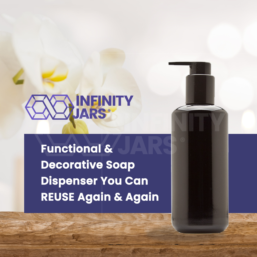200 ML Glass Soap Dispenser Bottle