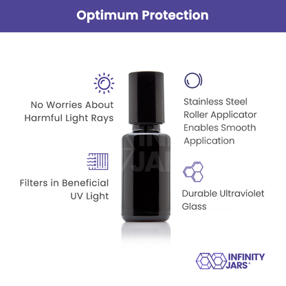20 ML Stainless Steel Roller Applicator Bottle