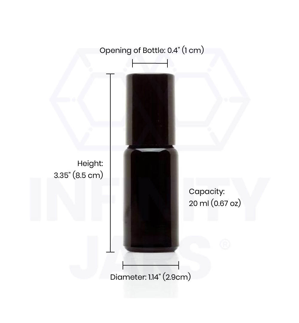 20 ML Glass Roller Bottle
