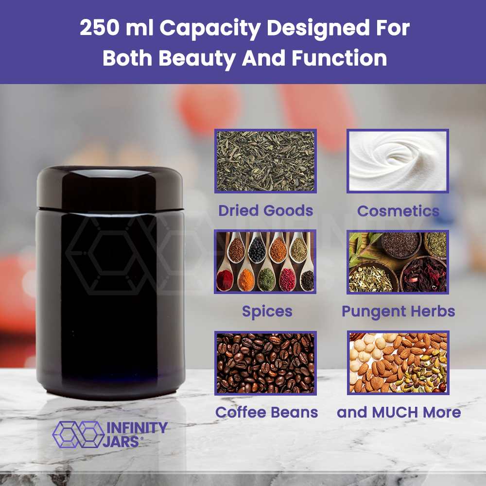 250 ML Classic Screw Top Wide Mouth Jar