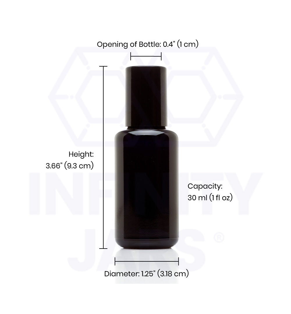 30 ML Glass Roller Applicator Bottle