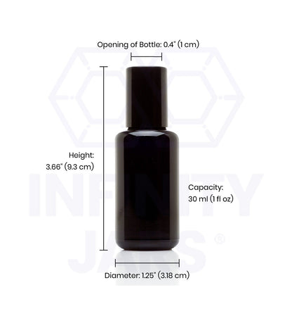 30 ML Stainless Steel Roller Applicator Bottle