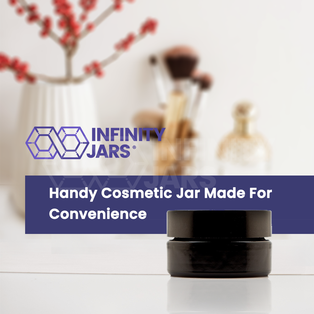 30 ML Glass Cosmetic Style Wide Mouth Jar