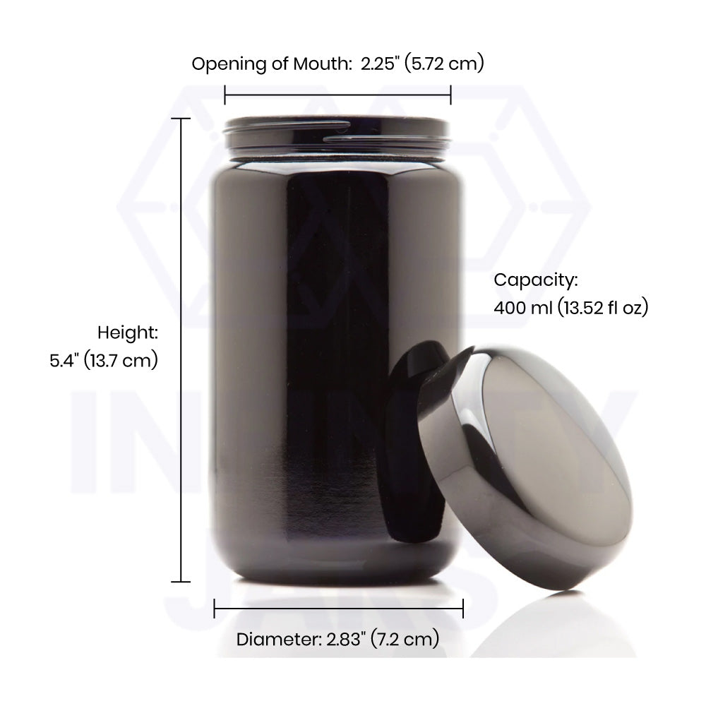 400 ML Classic Screw Top Wide Mouth Jar