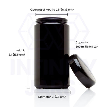 500 ML Classic Screw Top Wide Mouth Jar