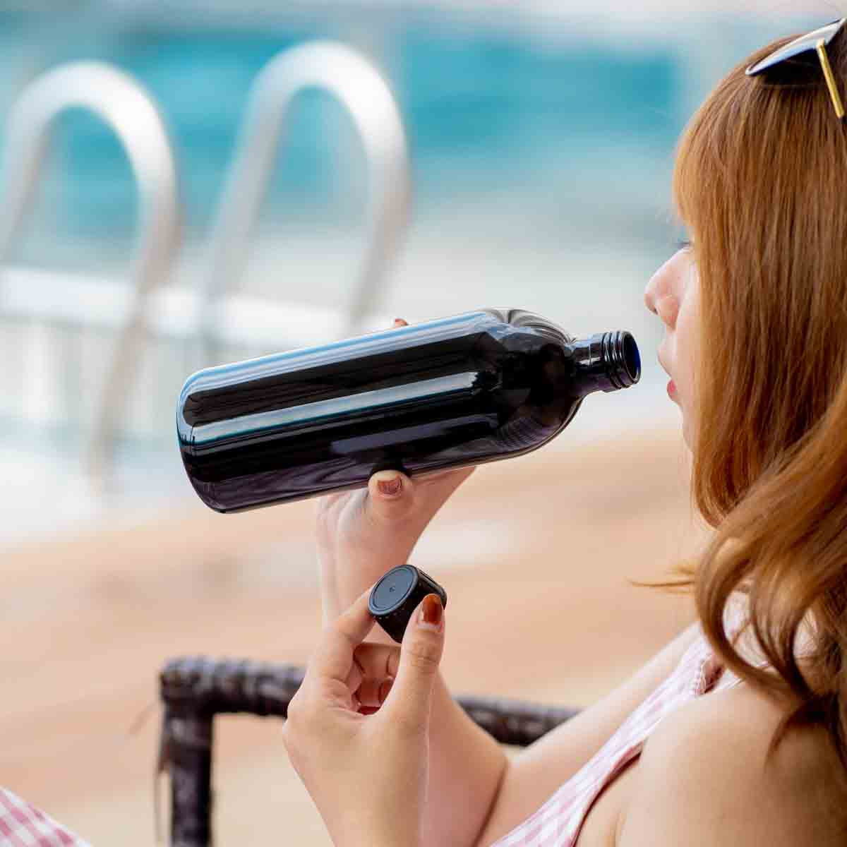 500 ML Round Glass Bottle