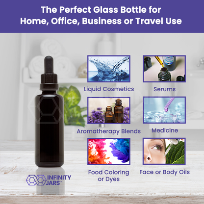 50 ML Glass Pipette Dropper Bottle