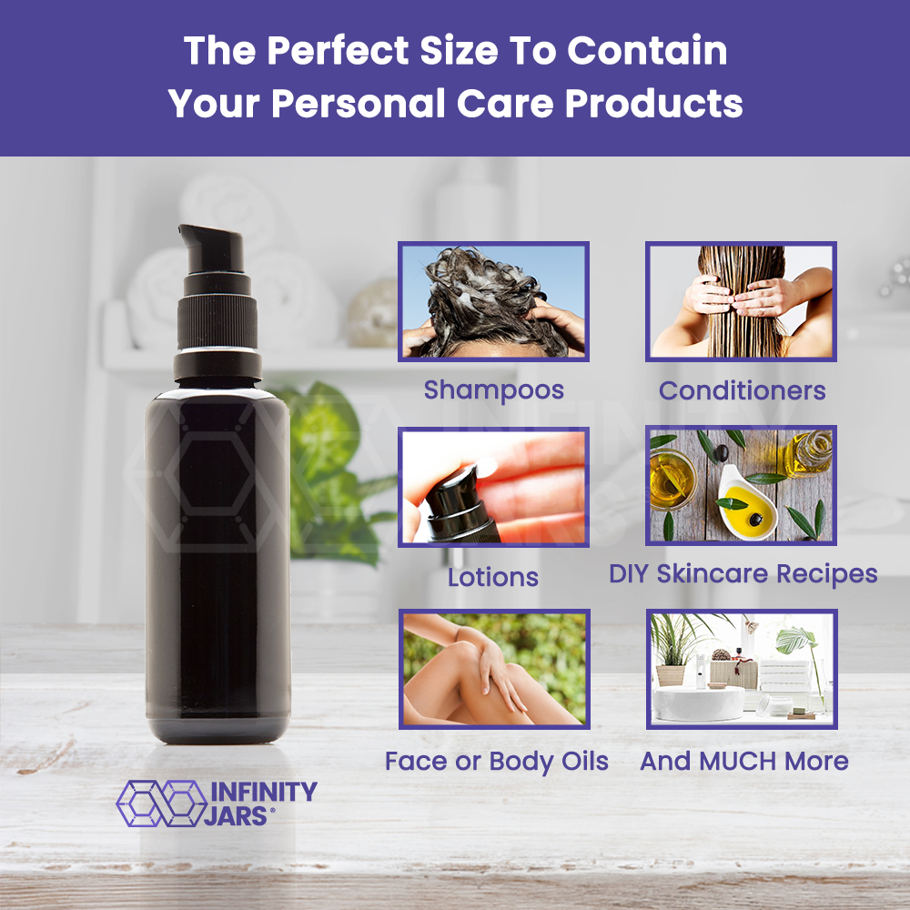 50 ML Glass Push Pump Bottle