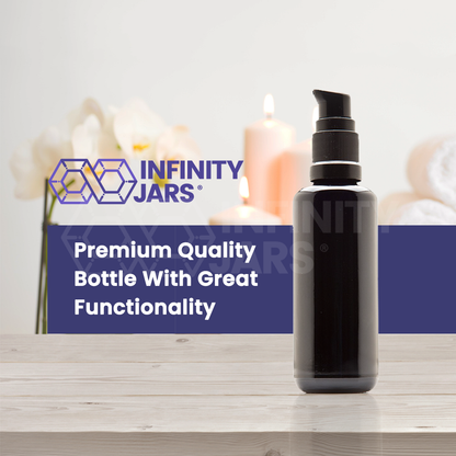 50 ML Glass Push Pump Bottle