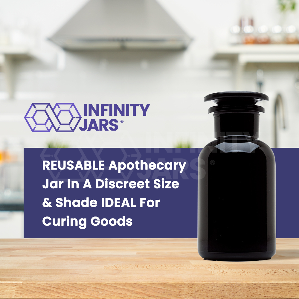 50 ML Glass-on-Glass Apothecary Jar