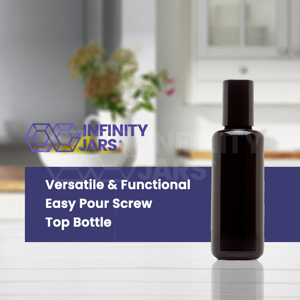 50 ML Easy Pour Screw Top Bottle