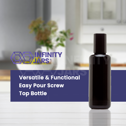 50 ML Easy Pour Screw Top Bottle