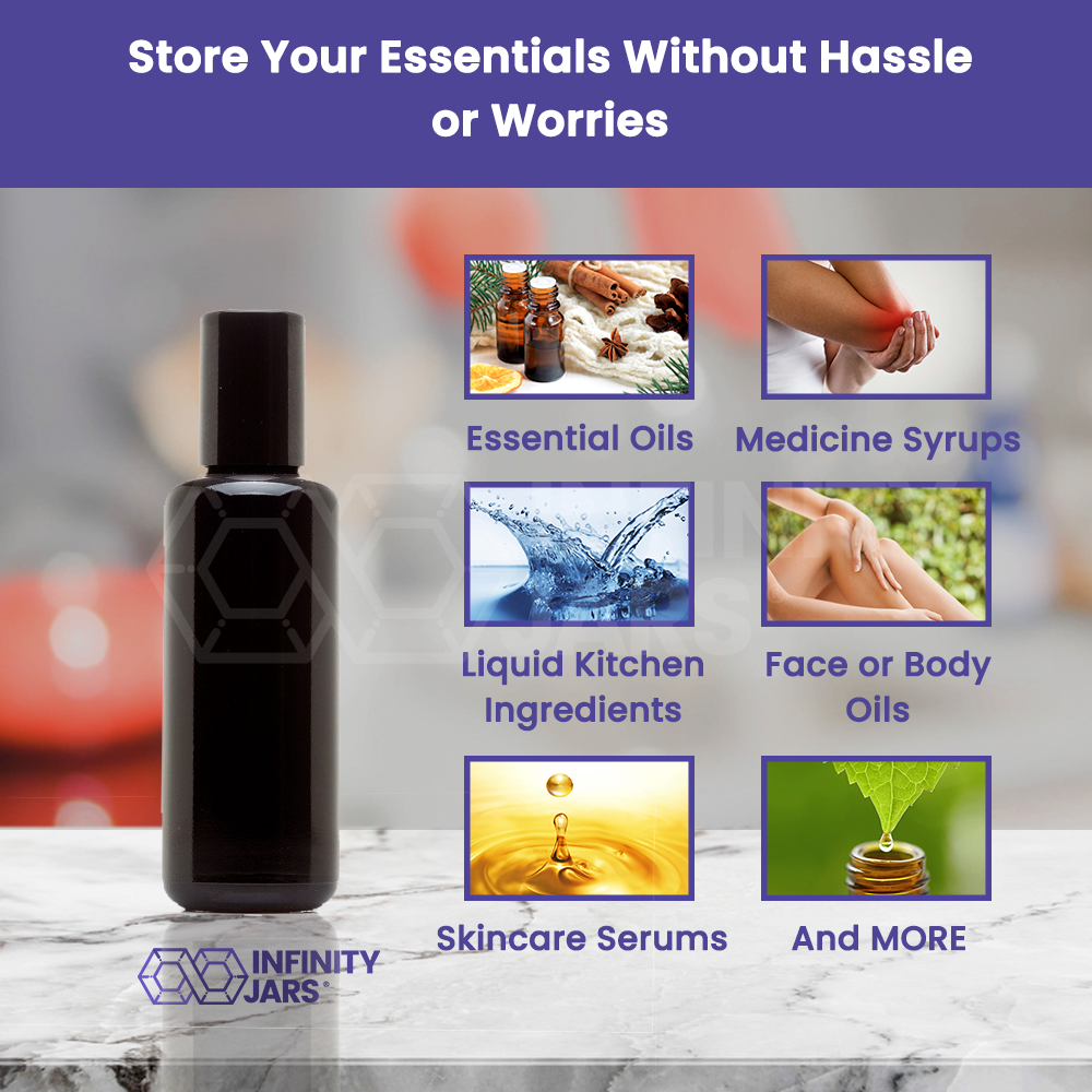 50 ML Easy Pour Screw Top Bottle